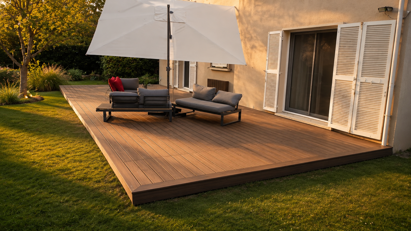 Terrasse, aménagement extérieur